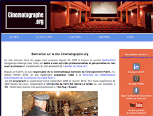 Tablet Screenshot of cinematographe.org